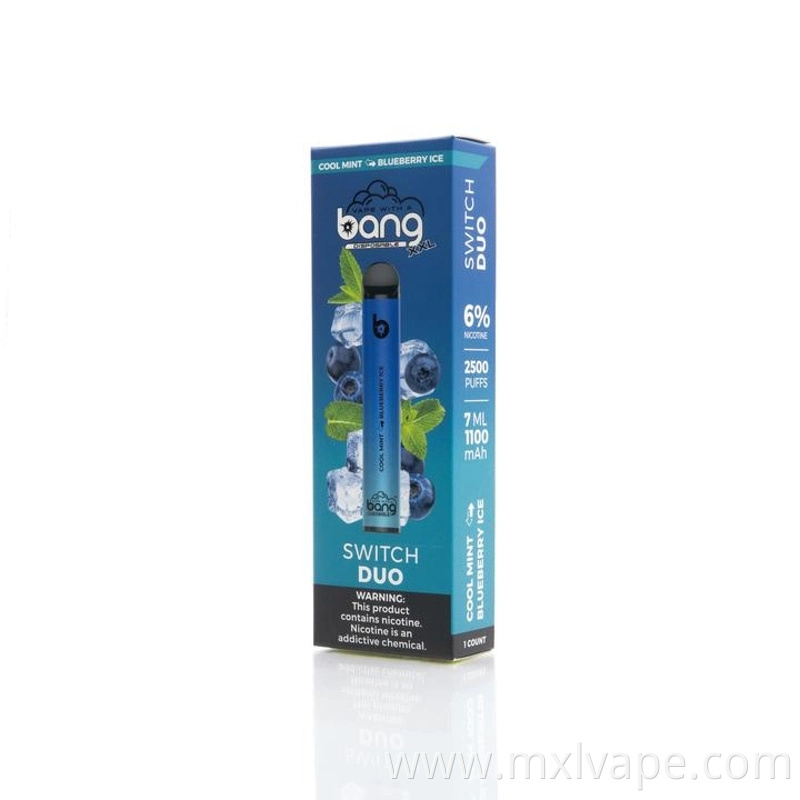 Popular Bang XXL PRO Max Switch Duo Wholesale 2500 Puffs Vape Pod